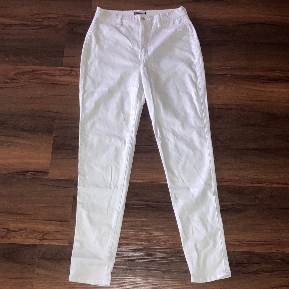 Fashion Nova Crisp White Denim NWOT